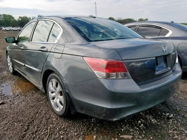 1HGCP268X9A003160 - 2009 HONDA ACCORD EXL GRAY photo 3