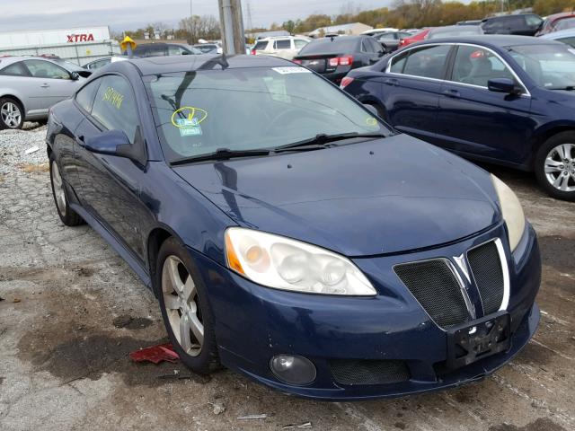 1G2ZH17N984162810 - 2008 PONTIAC G6 GT BLUE photo 1