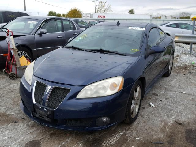 1G2ZH17N984162810 - 2008 PONTIAC G6 GT BLUE photo 2