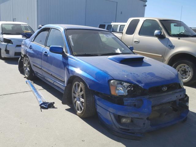 JF1GD70684L506296 - 2004 SUBARU IMPREZA WR BLUE photo 1