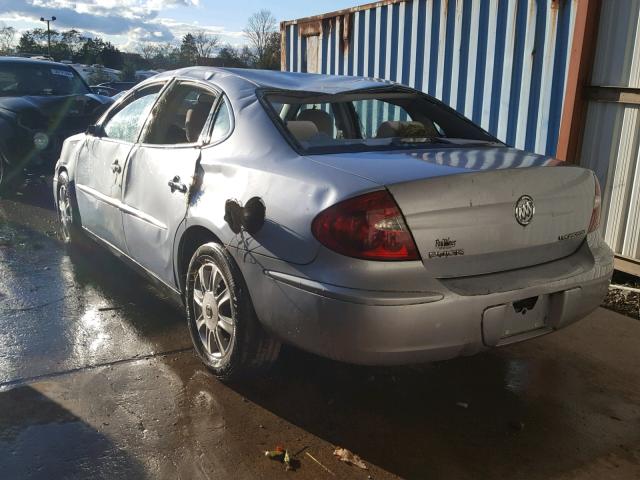 2G4WC562X51237304 - 2005 BUICK LACROSSE C SILVER photo 3