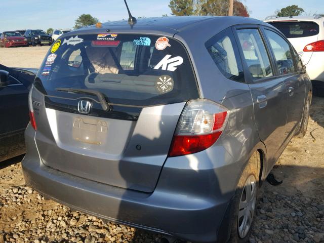 JHMGE88249S069844 - 2009 HONDA FIT SILVER photo 4