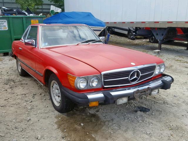 WDBBA45C0FA023067 - 1985 MERCEDES-BENZ 380 SL RED photo 1