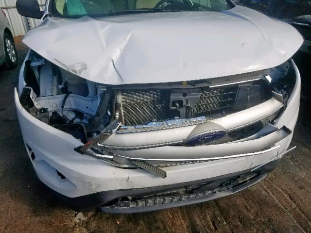 2FMTK4G94FBC21333 - 2015 FORD EDGE SE WHITE photo 9