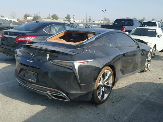 JTHHP5AY2JA002343 - 2018 LEXUS LC 500 BLACK photo 4