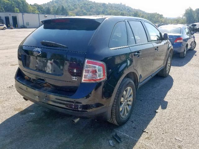 2FMDK48CX8BA20960 - 2008 FORD EDGE SEL BLACK photo 4