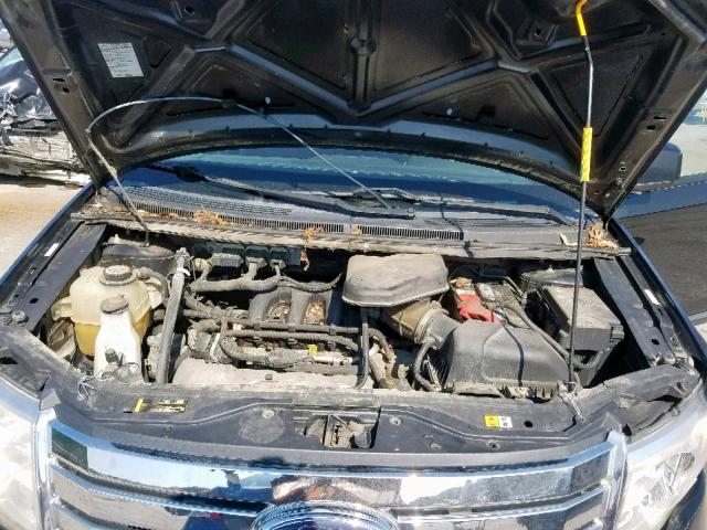 2FMDK48CX8BA20960 - 2008 FORD EDGE SEL BLACK photo 7