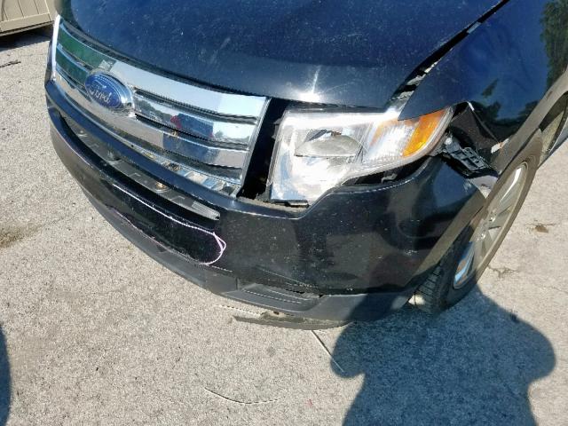 2FMDK48CX8BA20960 - 2008 FORD EDGE SEL BLACK photo 9