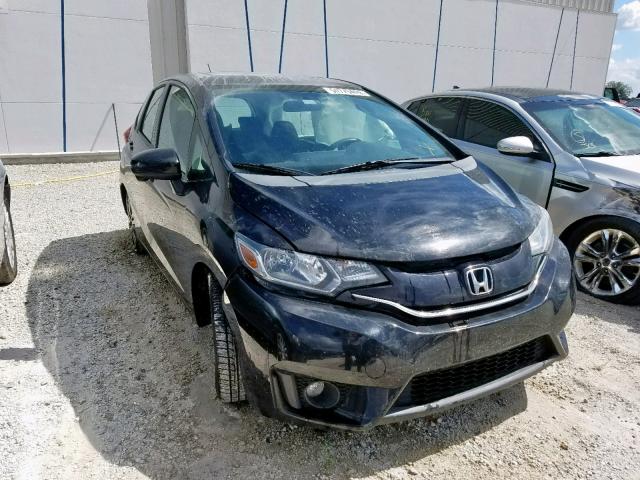 3HGGK5H86FM705649 - 2015 HONDA FIT EX BLACK photo 1