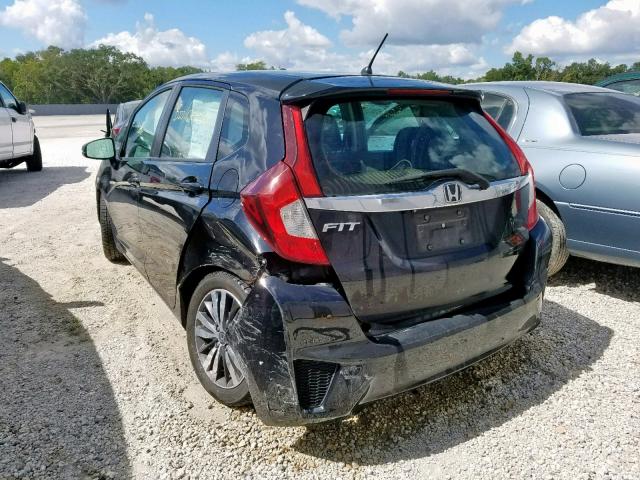 3HGGK5H86FM705649 - 2015 HONDA FIT EX BLACK photo 3