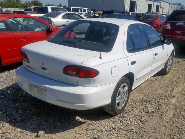 1G1JF5248Y7264773 - 2000 CHEVROLET CAVALIER L WHITE photo 4