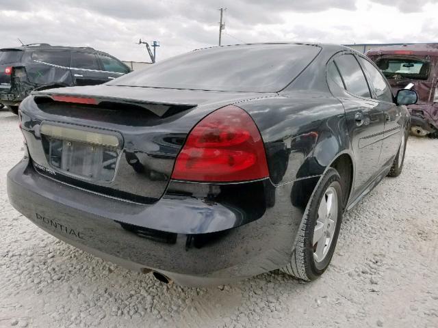 2G2WP552681106115 - 2008 PONTIAC GRAND PRIX BLACK photo 4