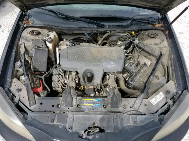 2G2WP552681106115 - 2008 PONTIAC GRAND PRIX BLACK photo 7