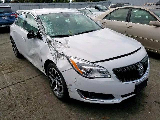 2G4GL5EX7H9111926 - 2017 BUICK REGAL SPOR WHITE photo 1