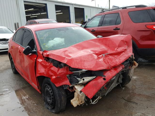 3VW2K7AJXCM403159 - 2012 VOLKSWAGEN JETTA BASE Կարմիր լուսանկար 1