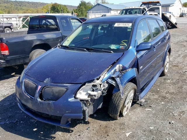 5Y2SM67806Z427968 - 2006 PONTIAC VIBE BLUE photo 2