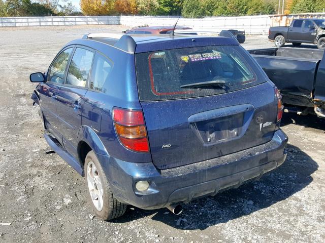 5Y2SM67806Z427968 - 2006 PONTIAC VIBE BLUE photo 3