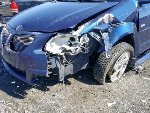 5Y2SM67806Z427968 - 2006 PONTIAC VIBE BLUE photo 9