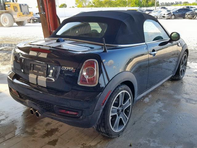 WMWSY3C51CT144392 - 2012 MINI COOPER ROA BLACK photo 4