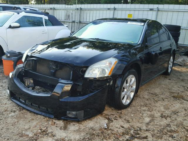 1N4BA41E97C830904 - 2007 NISSAN MAXIMA SE BLACK photo 2