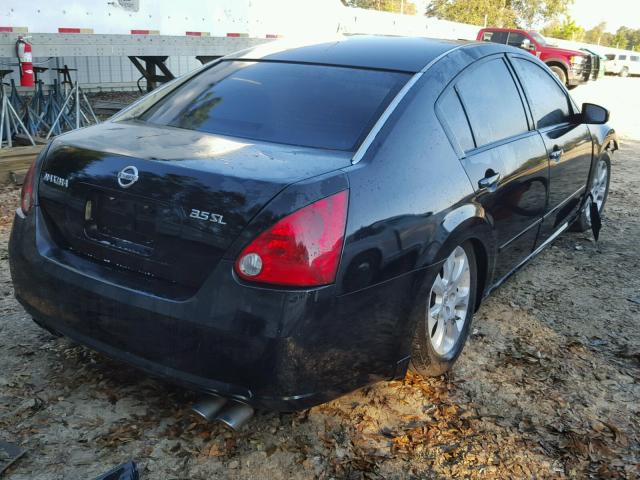 1N4BA41E97C830904 - 2007 NISSAN MAXIMA SE BLACK photo 4