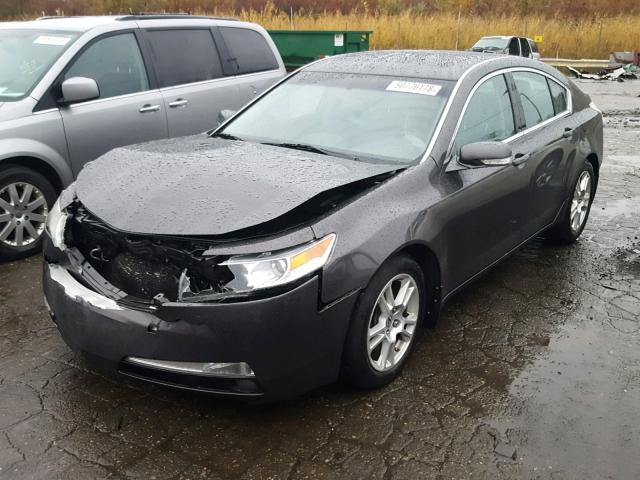 19UUA8F20AA009025 - 2010 ACURA TL GRAY photo 2