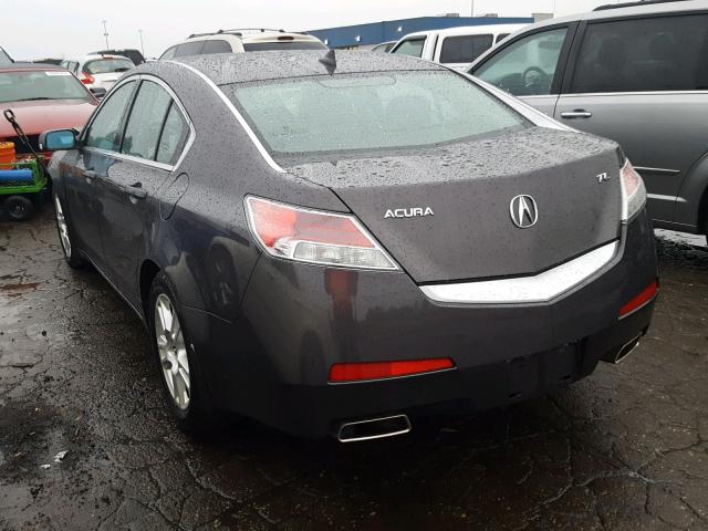 19UUA8F20AA009025 - 2010 ACURA TL GRAY photo 3