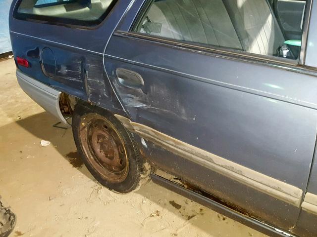 1FALP57U1NG226485 - 1992 FORD TAURUS GL BLUE photo 9