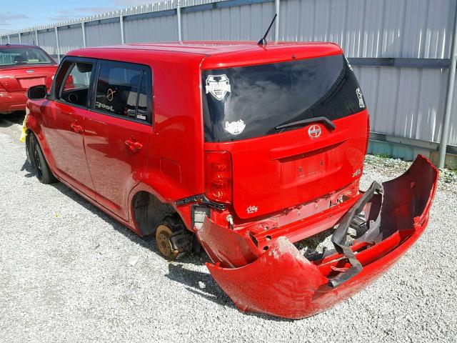 JTLKE50E891097074 - 2009 TOYOTA SCION XB 红色 照片 3