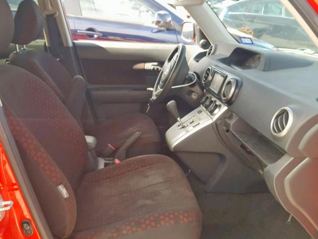 JTLKE50E891097074 - 2009 TOYOTA SCION XB 红色 照片 5
