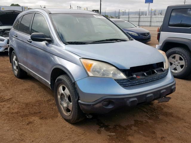 JHLRE48327C059691 - 2007 HONDA CR-V LX BLUE photo 1