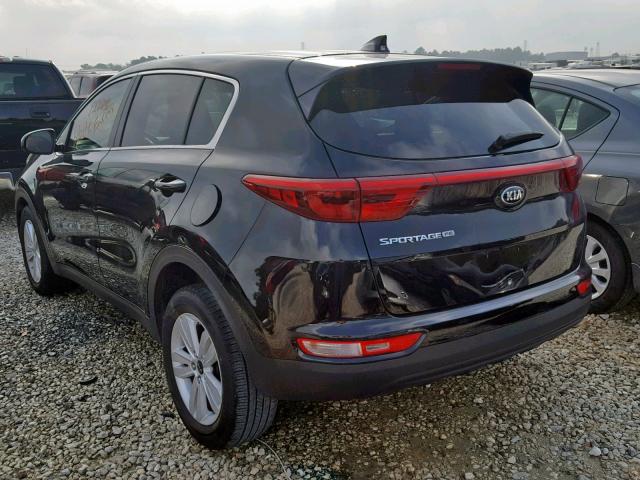 KNDPM3AC8H7073200 - 2017 KIA SPORTAGE L BLACK photo 3