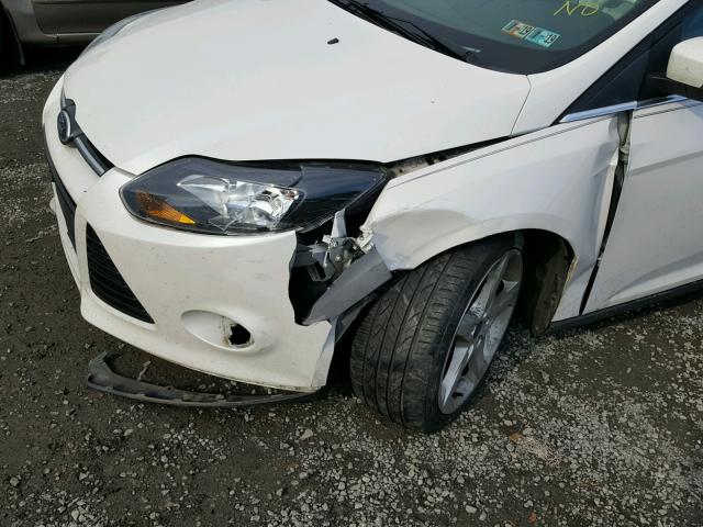 1FADP3N27DL258387 - 2013 FORD FOCUS TITA WHITE photo 9