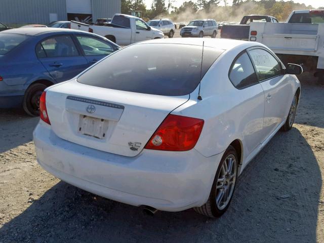 JTKDE167970164055 - 2007 TOYOTA SCION TC თეთრი ფოტო 4