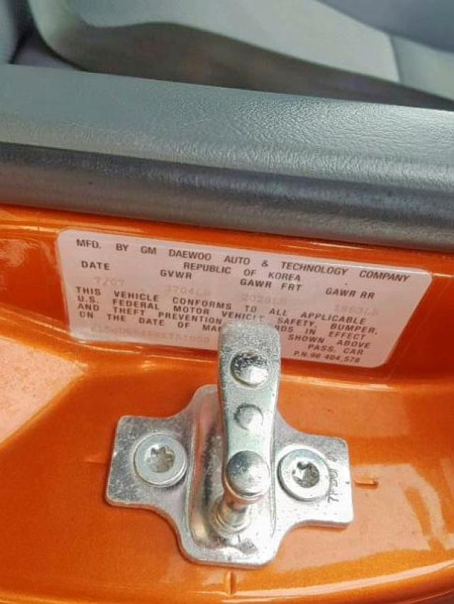 KL5JD66Z68K751059 - 2008 SUZUKI RENO BASE ORANGE photo 10