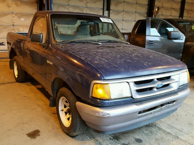 1FTCR10AXVUC77305 - 1997 FORD RANGER BLUE photo 1