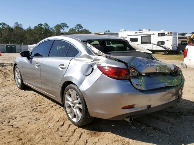 JM1GJ1V67E1158058 - 2014 MAZDA 6 TOURING GRAY photo 3