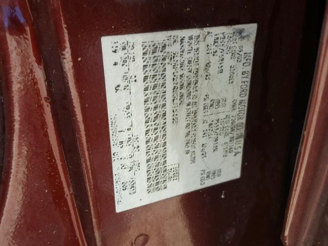 5LMFU27R83LJ15455 - 2003 LINCOLN NAVIGATOR Бордовый фото 10