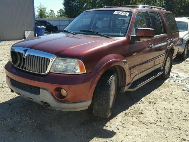 5LMFU27R83LJ15455 - 2003 LINCOLN NAVIGATOR Бордовый фото 2