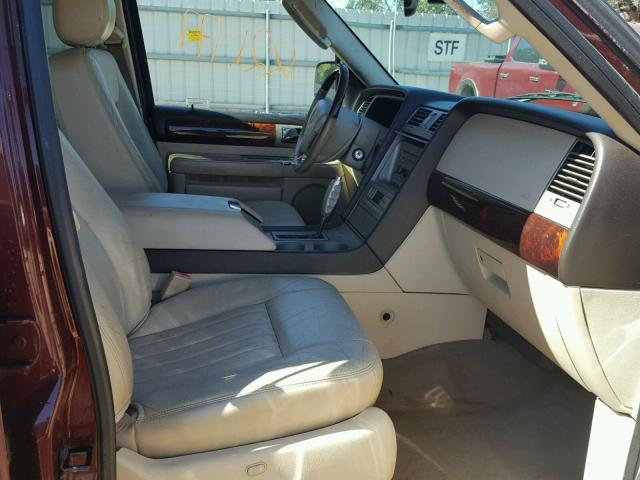 5LMFU27R83LJ15455 - 2003 LINCOLN NAVIGATOR Бордовый фото 5