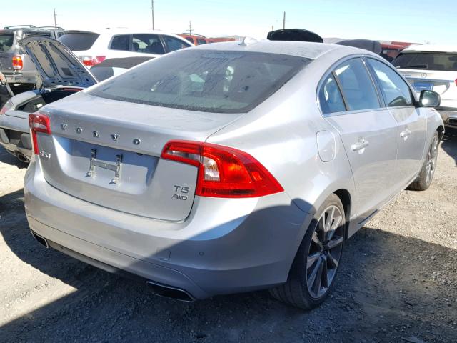 YV1612TK2F1357404 - 2015 VOLVO S60 PREMIE SILVER photo 4