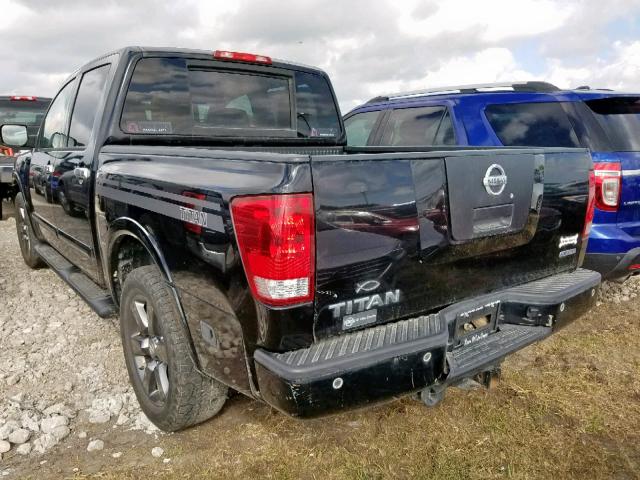 1N6BA0EK5CN313341 - 2012 NISSAN TITAN S BLACK photo 3