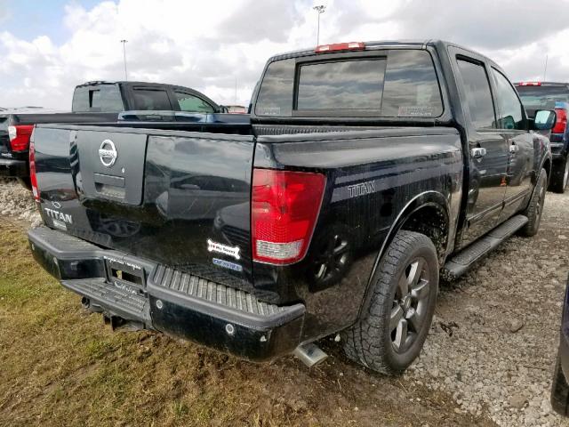 1N6BA0EK5CN313341 - 2012 NISSAN TITAN S BLACK photo 4