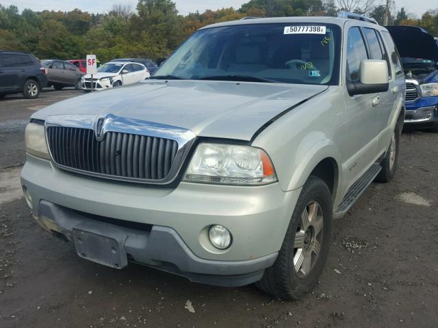 5LMEU78H83ZJ11997 - 2003 LINCOLN AVIATOR Bej foto 2