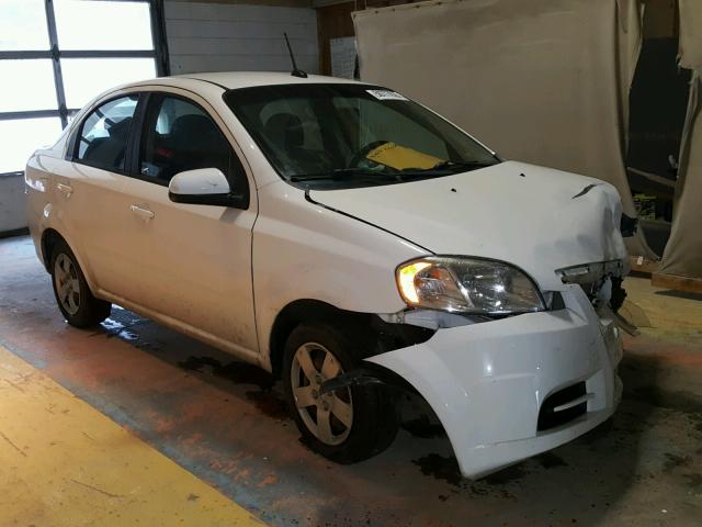 KL1TD5DE4BB195376 - 2011 CHEVROLET AVEO LS WHITE photo 1