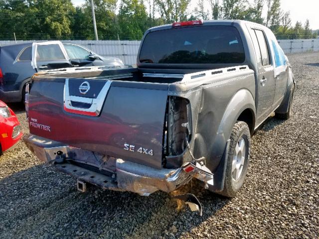 1N6AD07W96C470275 - 2006 NISSAN FRONTIER C GRAY photo 4