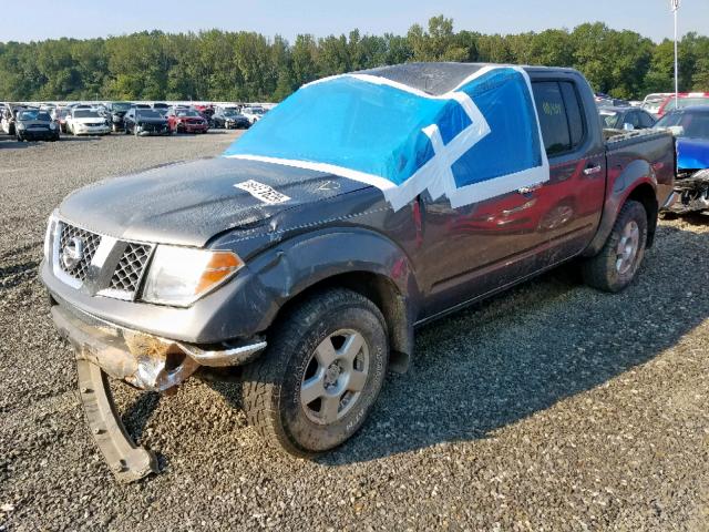 1N6AD07W96C470275 - 2006 NISSAN FRONTIER C GRAY photo 9