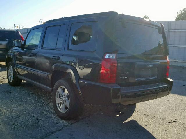 1J8HG48K96C233371 - 2006 JEEP COMMANDER შავი ფოტო 3