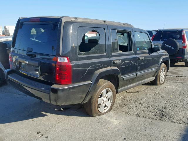 1J8HG48K96C233371 - 2006 JEEP COMMANDER შავი ფოტო 4