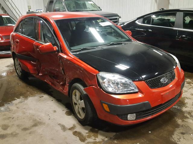 KNADE163986320658 - 2008 KIA RIO 5 SX RED photo 1